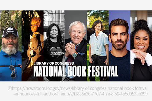 The Library of Congress holds the 2022 National Book Festival in September